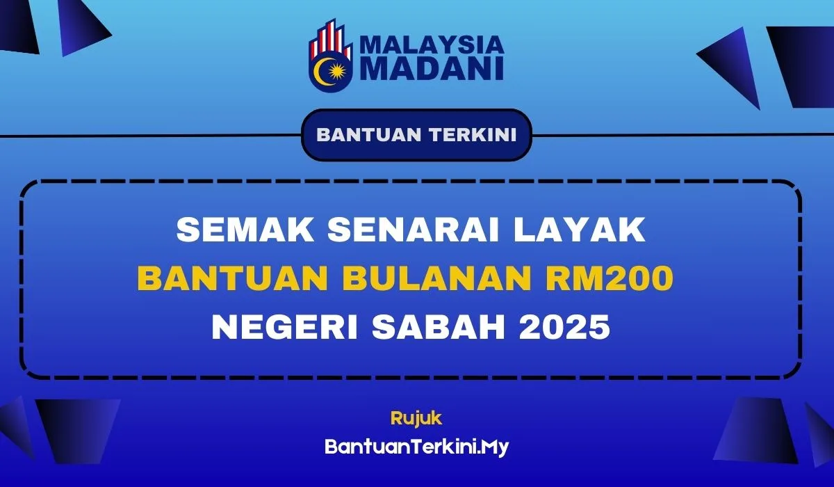 BANTUAN BULANAN RM200 SABAH
