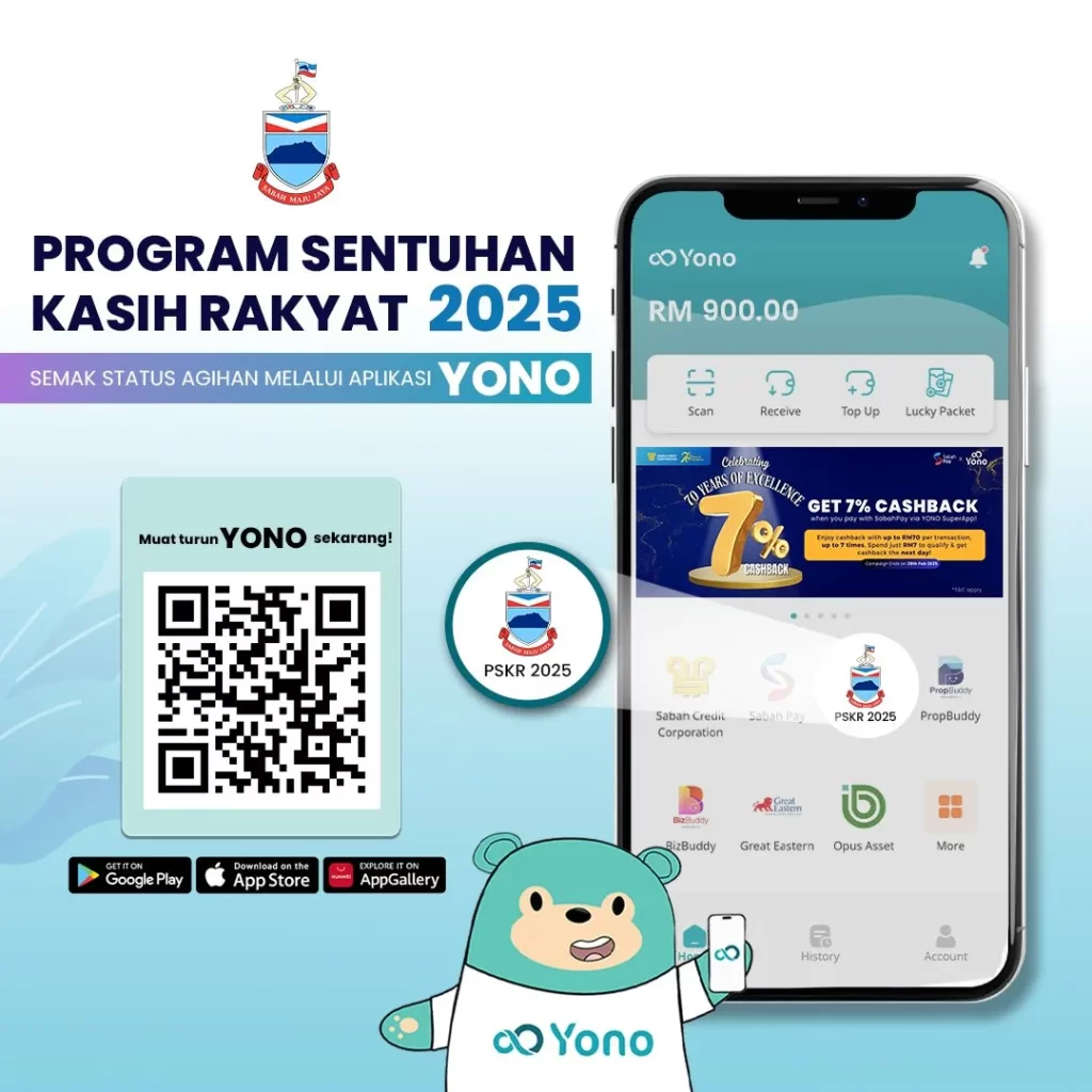 bantuan syukur sabah rm300