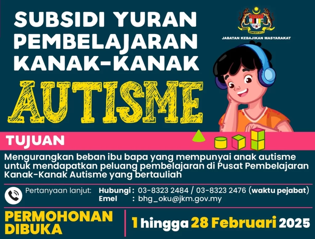 SUBSIDI YURAN KANAK-KANAK AUTISME