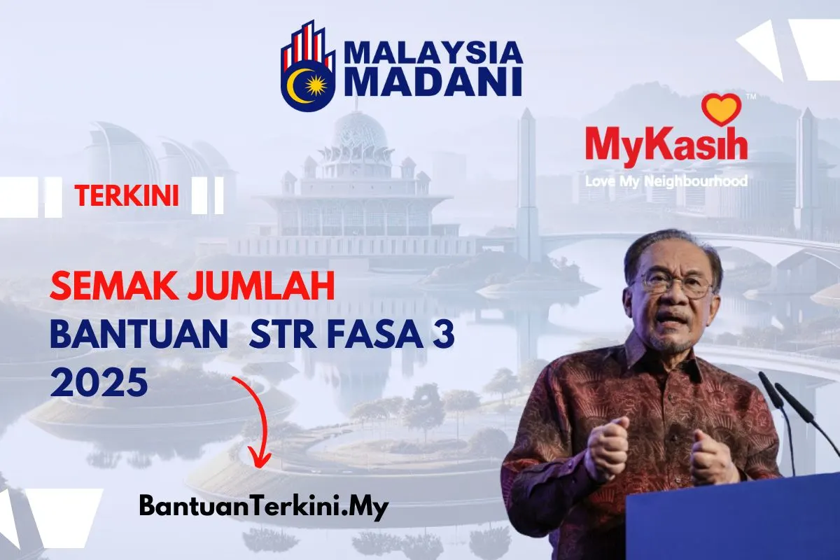 jumlah bantuan str fasa 3 2025