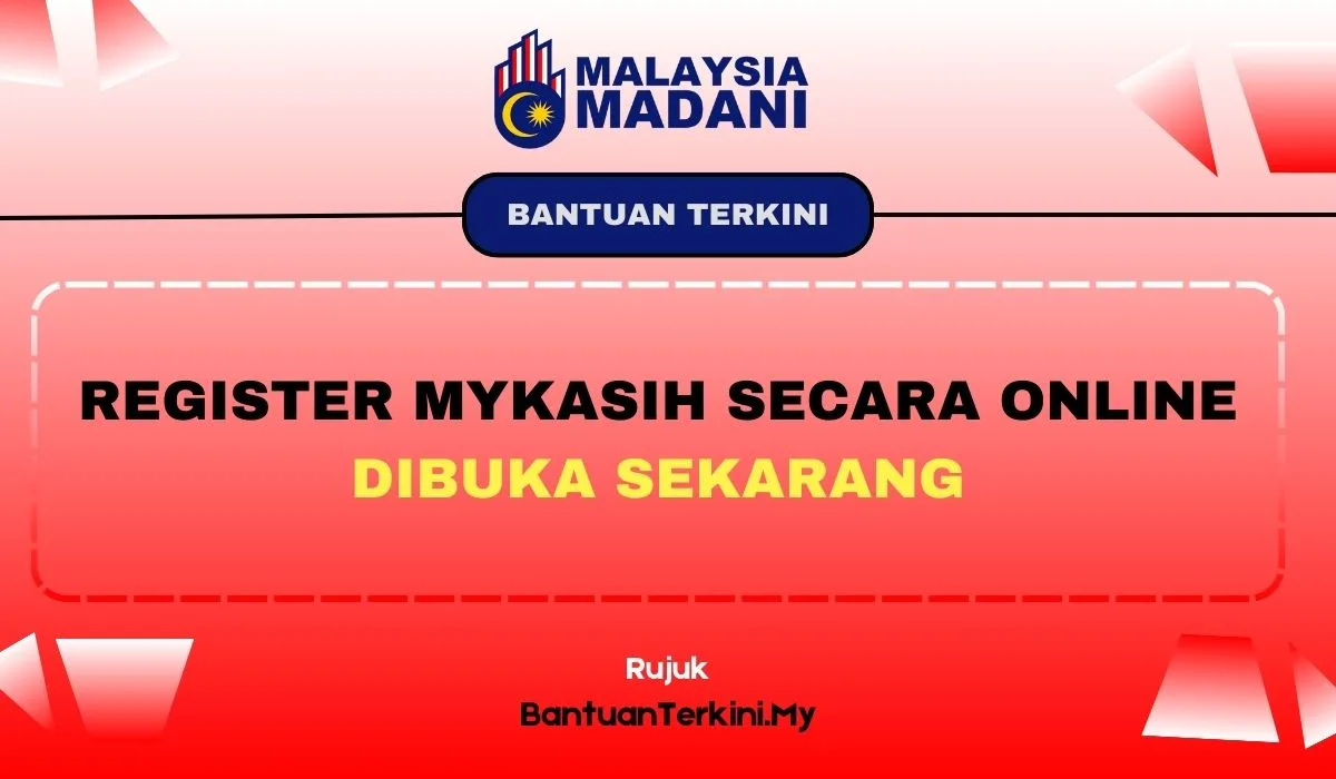 REGISTER MYKASIH ONLINE