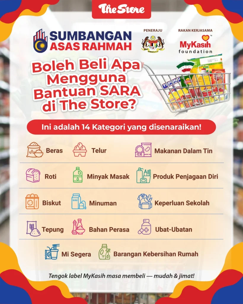 SENARAI BARANG BANTUAN SARA