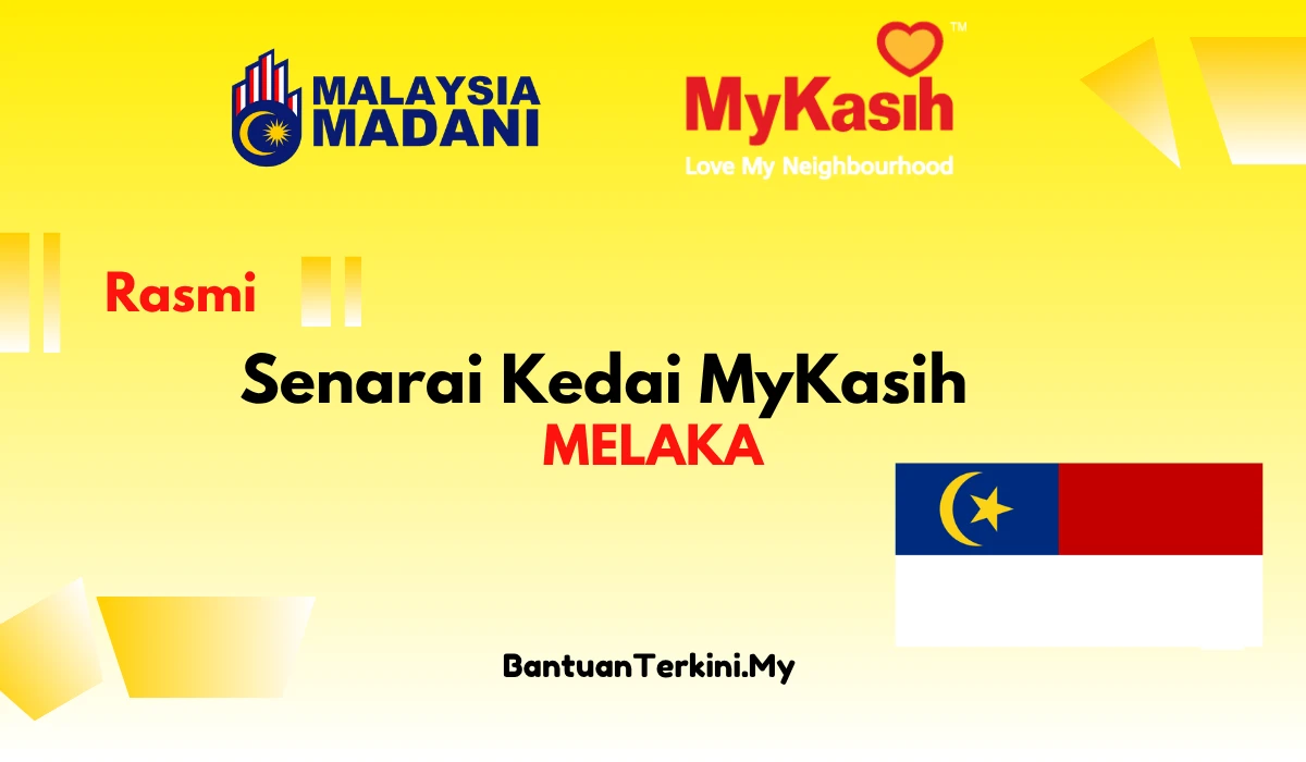 Senarai Kedai Mykasih Melaka