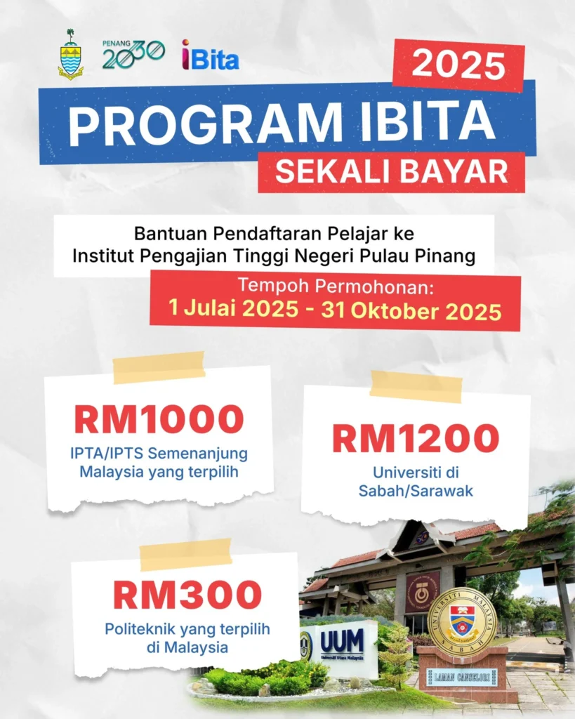 bantuan yuran pengajian pulau pinang