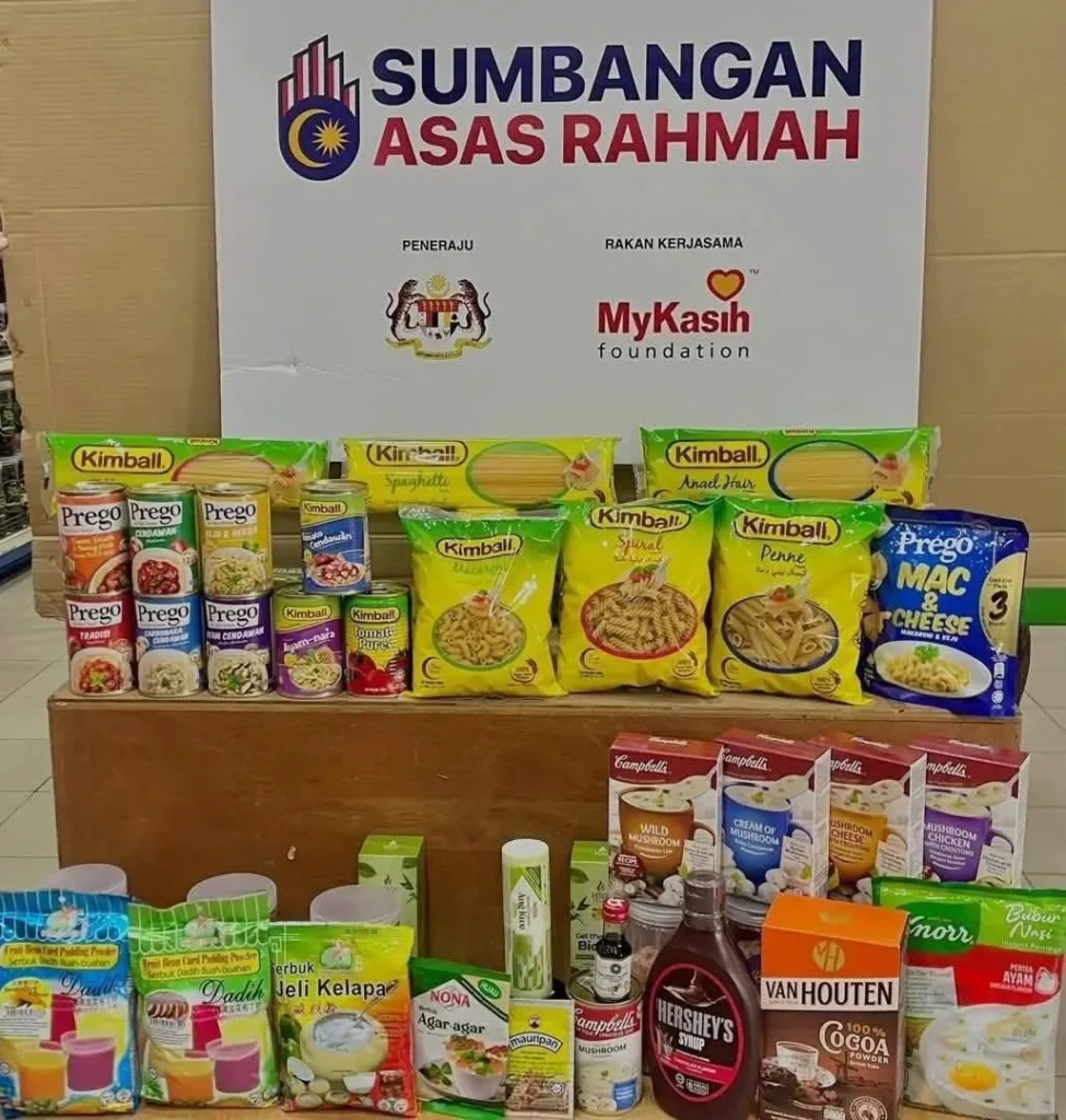 senarai barang sara mykasih makanan