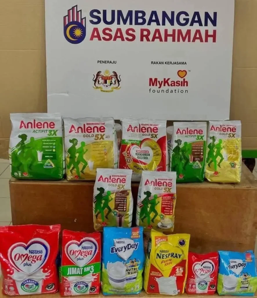 senarai barang sara mykasih susu