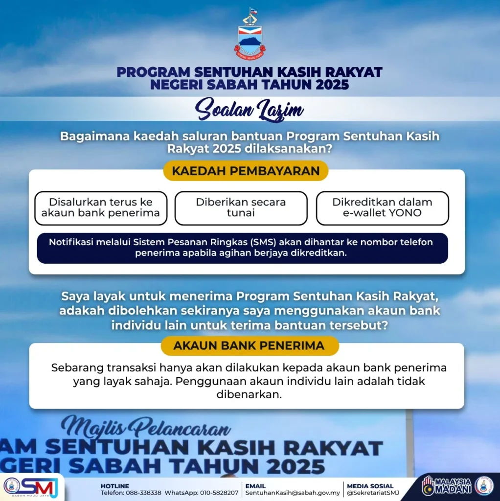 KAEDAH PENGAGIHAN BANTUAN SYUKUR SABAH