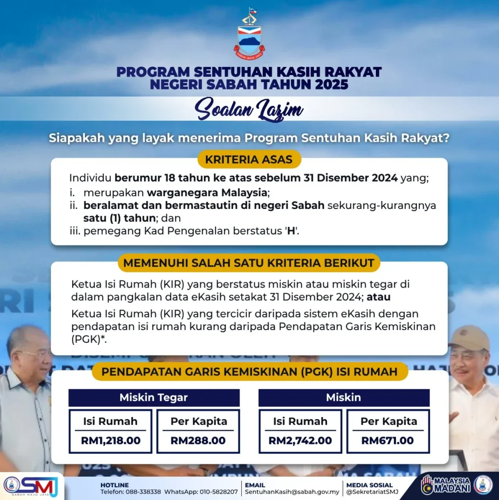 KELAYAKAN SEMAKAN SENTUHAN KASIH RAKYAT SABAH