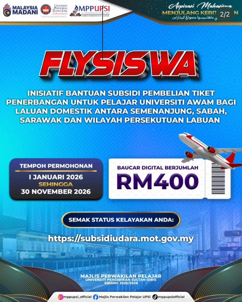 semak kelayakan flysiswa 2026