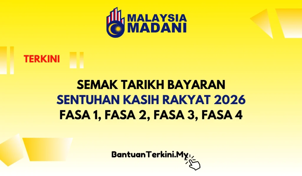 TARIKH BAYARAN SYUKUR 2026