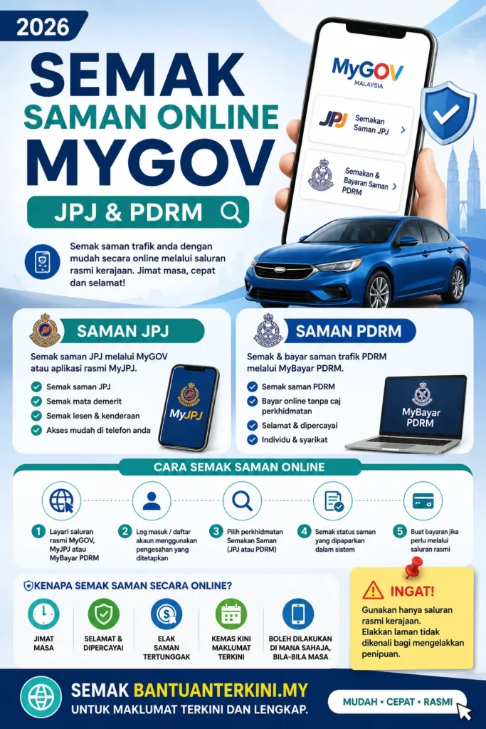 info semak saman online