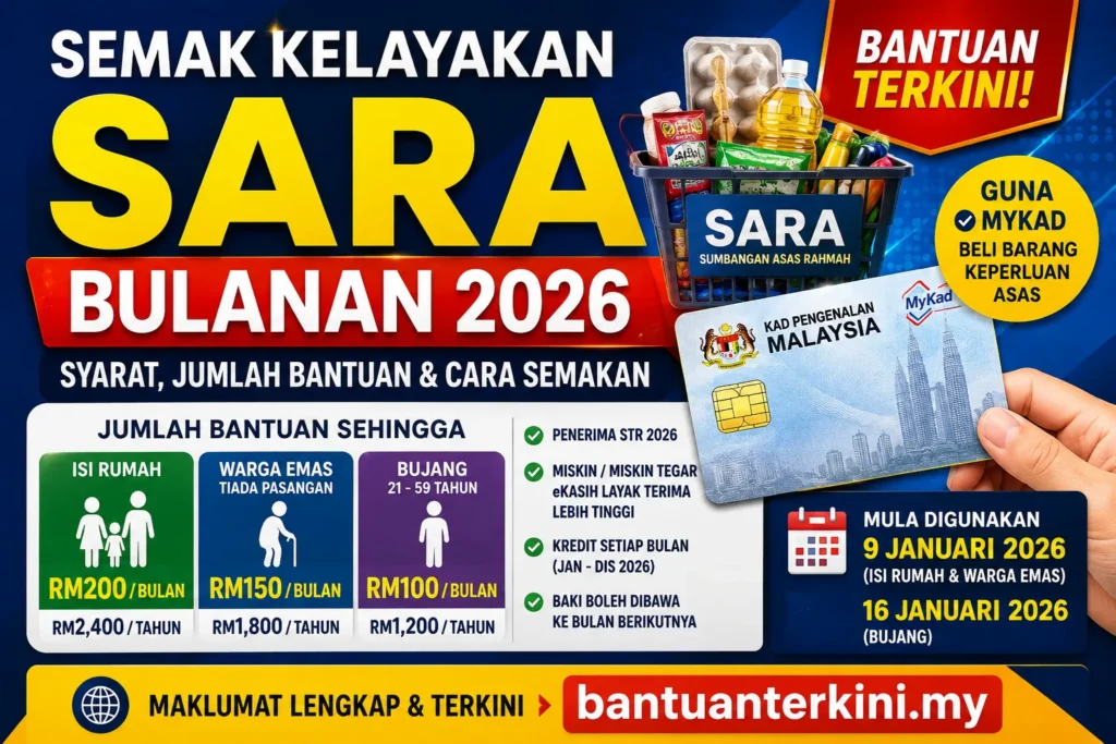 semak kelayakan sara 2026